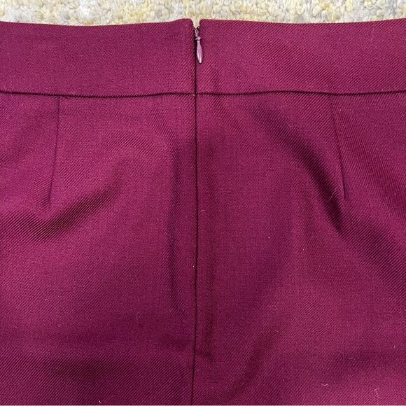 Ann Taylor LOFT Maroon Size 10 Classic Skirt - Picture 8 of 11